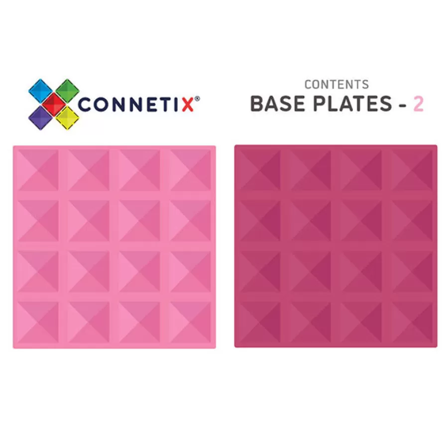 Cheap 2 Piece Base Plate Pink & Berry Pack Magneetblokken Constructie Speelgoed