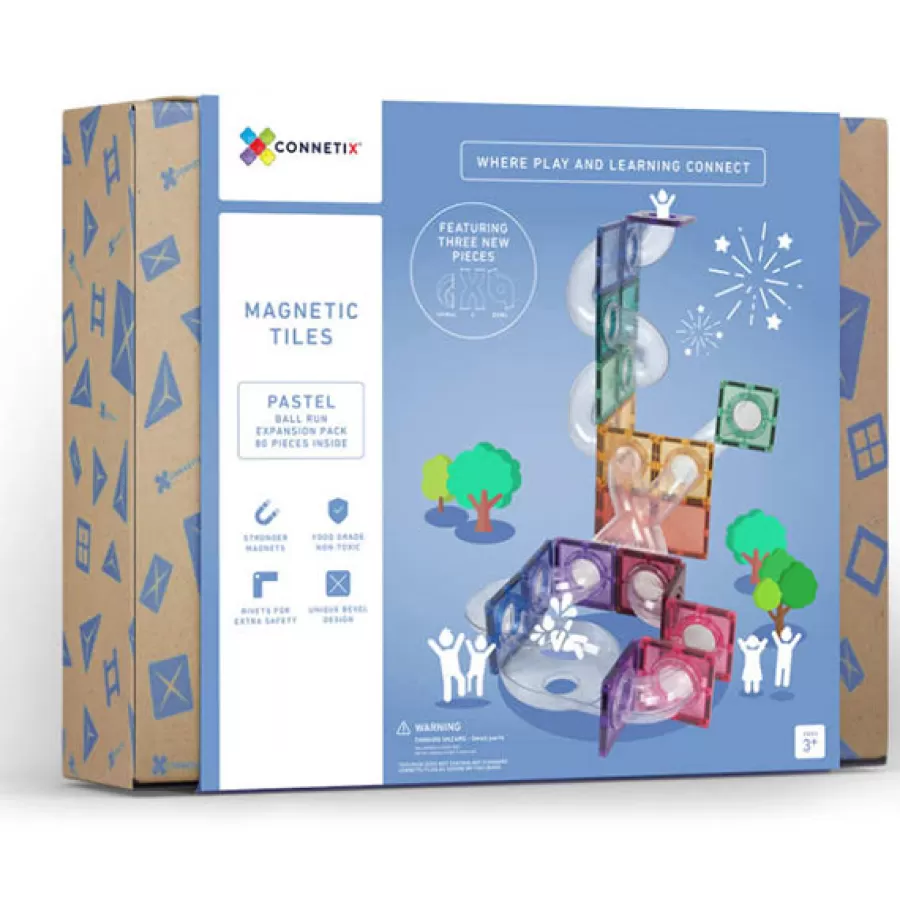 Flash Sale 80 Piece Pastel Ball Run Expansion Pack Magneetblokken Constructie Speelgoed