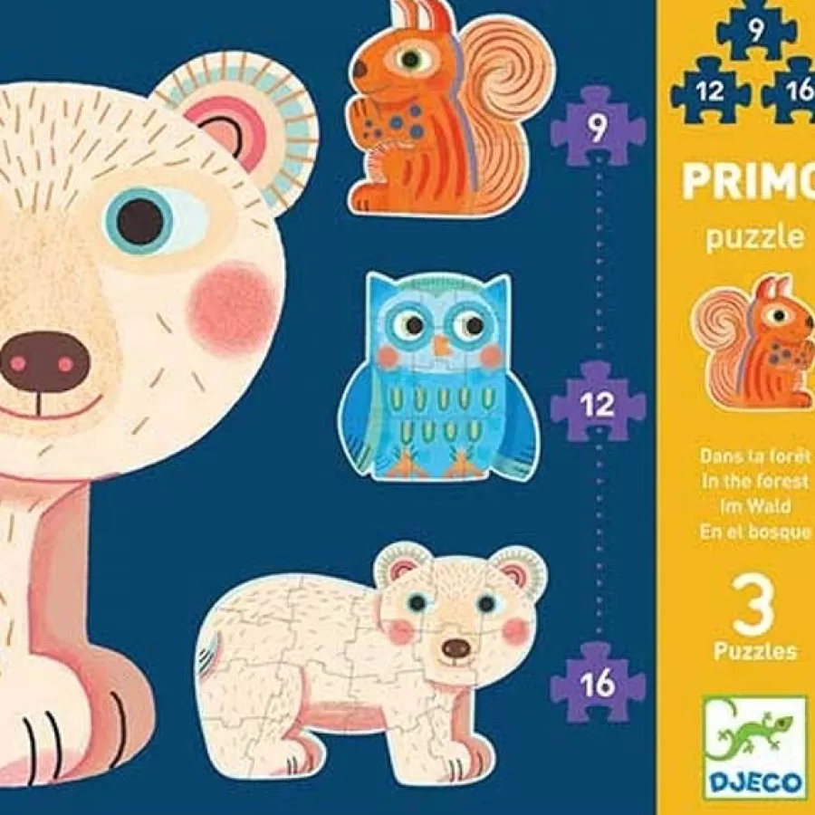 Best Primo Puzzels In Het Bos - 3 Legpuzzels +3 Jr Legpuzzels