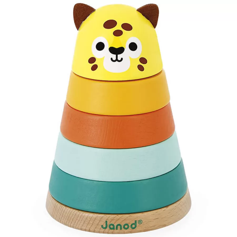 Best Sale Janod Tropik Stapelaar Jaguar Houten Speelgoed