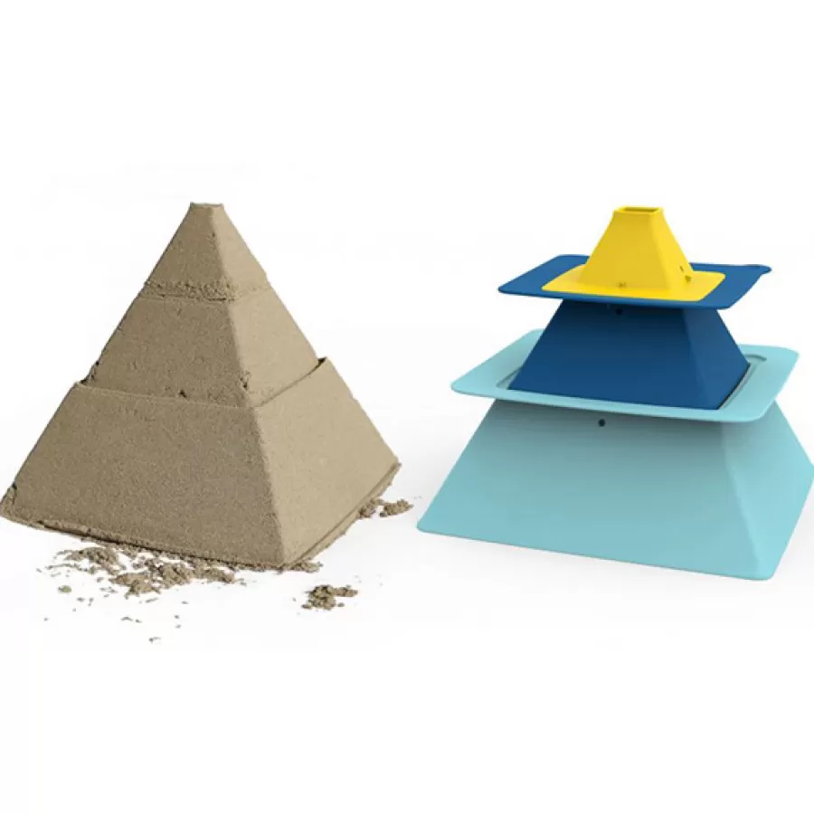 Clearance Pira Vintage Blue + Yellow Strandspeelgoed Zand En Strandspeelgoed