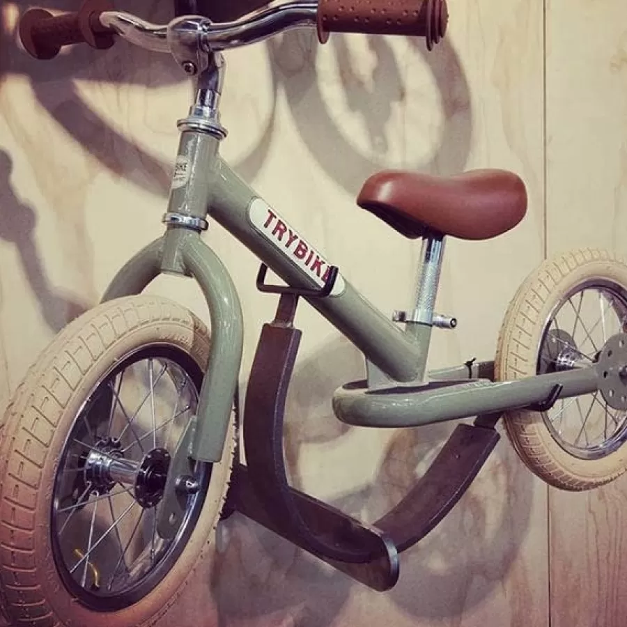 Hot Trybike Steel Loopfiets Vintage Groen Loopfietsen
